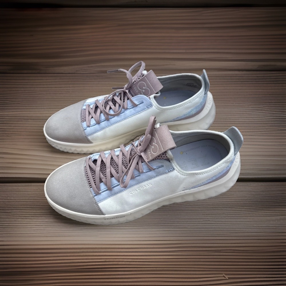 Cole Haan Women's Generation Zerogrand II Sneakers, Camel/Rose/Blue Size 11